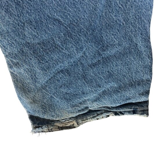 Carhartt Mens Jeans Flannel Lined Medium Wash 42x30 - Picture 3 of 4